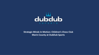 Children’s Chess Club Marin County