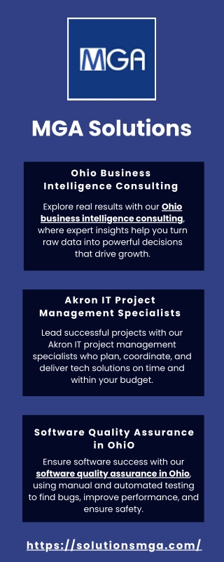 Ohio Business Intelligence Consulting