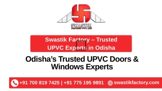 Premium UPVC Doors & Windows Odisha Quality Meets Durability
