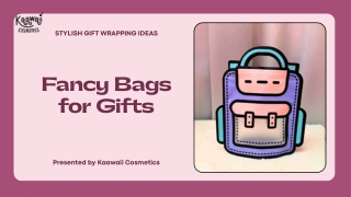 Fancy Return Gift Bags – The Ideal Solution to Impress All the Kids