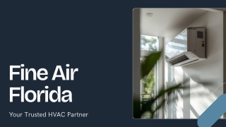 Residential Air Duct Cleaning With Fine-Air Cooling and Heating Services, LLC