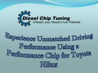 Unlock Unmatched Driving Power with a Performance Chip for Toyota Hilux