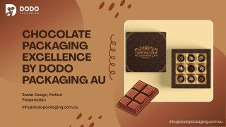 Elegant Chocolate Packaging by DODO Packaging AU