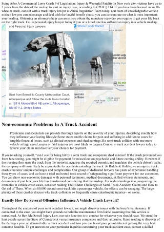 What Can I Sue For In A Truck Crash Case? Riddle & Puzzle Injury Attorneys