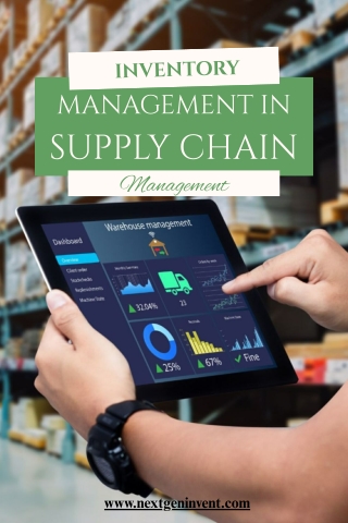 Inventory Management In Supply Chain Management