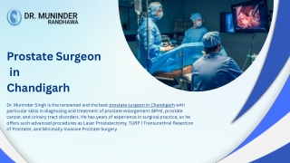 Prostate Surgeon in Chandigarh