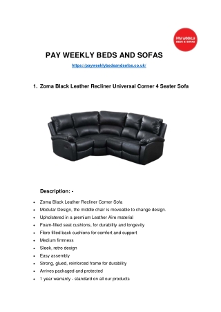 Affordable Luxuries and Stylish Beds and Sofas with easy Comfort