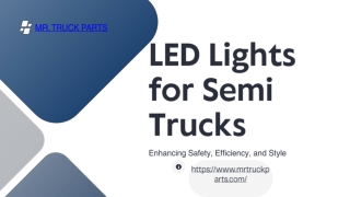 LED Lights for Semi Trucks