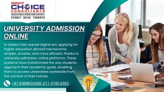 Shaping Global Futures Through University Admission Online Platforms