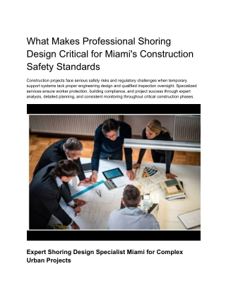 What Makes Professional Shoring Design Critical for Miami's Construction Safety Standards (1)