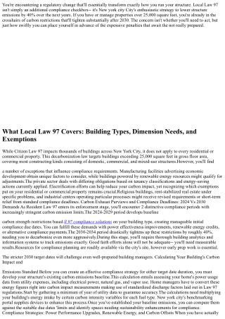 Understanding Local Law 97: A Roadmap for Building Proprietors