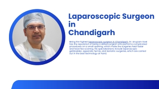 Best Robotic Bariatric Surgeon in Chandigarh