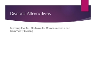 Discord Alternatives