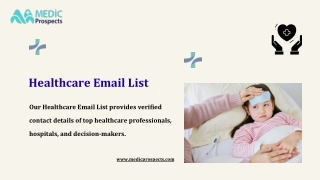 Buy Verified & Targeted Healthcare Email List