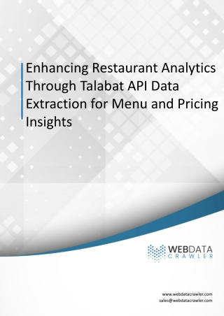 Talabat API Data Extraction for Menu and Pricing Insights