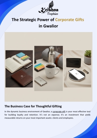 The Strategic Power of Corporate Gifts in Gwalior