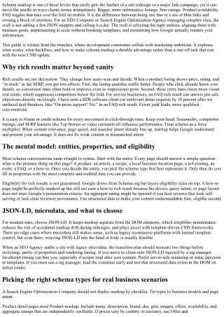 SEO Company Guide to Schema Markup and Rich Results