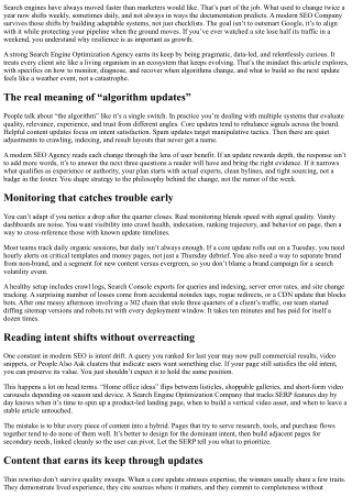 Future-Proof Your Traffic: How a Modern SEO Company Adapts to Algorithm Changes