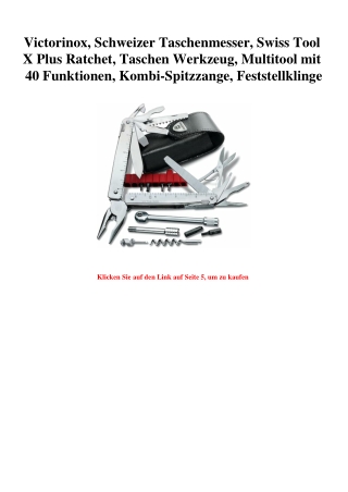 6126 Victorinox  Schweizer Taschenmesser  Swiss Tool X Plus Ratchet  Taschen Werkzeug  Multitool mit 40