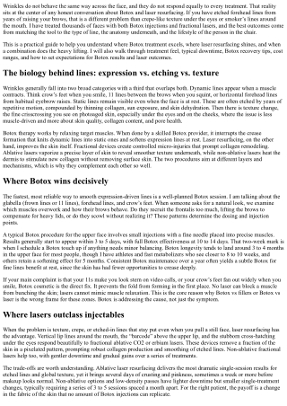 Botox vs Laser Resurfacing: Which Targets Lines Better?