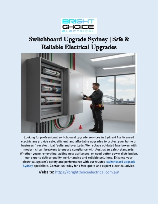Switchboard Upgrade Sydney | Safe & Reliable Electrical Upgrades
