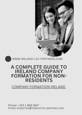 A Complete Guide to Ireland Company Formation for Non-Residents
