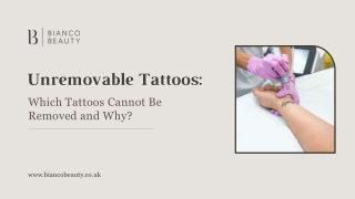 Unremovable Tattoos: Which Tattoos Cannot Be Removed and Why?