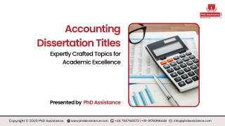 Accounting Dissertation titles - PDF
