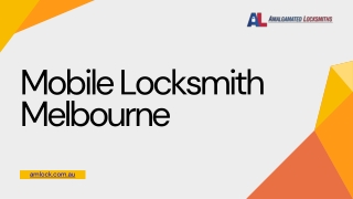 Mobile Locksmith Melbourne  - Amalgamated Locksmiths