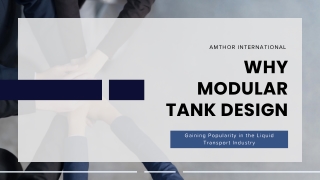 Why Modular Tank Design is Gaining Popularity in the Liquid Transport Industry