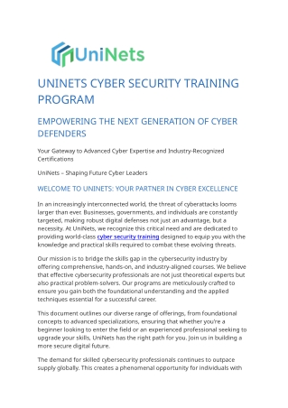 Cyber Security Training