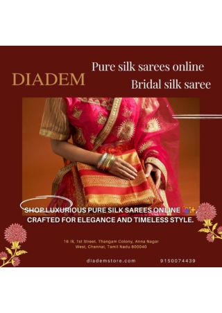 pure silk saree online