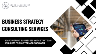 Business Strategy Consulting Services