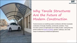 Why Tensile Structures Are the Future of Modern Construction