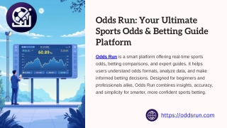Odds Run Your Ultimate Sports Odds & Betting Guide Platform