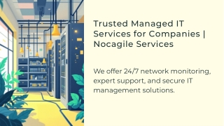 Trusted Managed IT Services for Companies | Nocagile Services