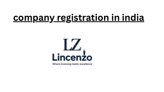company registration in india