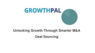 Unlocking Growth Through Smarter M&A Deal Sourcing