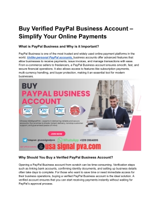 Top 7 Guides to Verify Your PayPal Business Account for Global Transactions