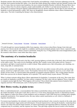 Botox for Tension Headaches: What the Research Says