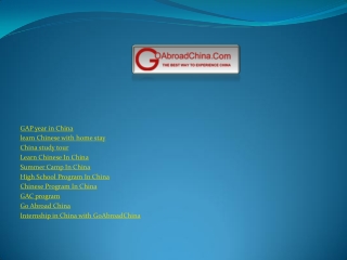 Learn Chinese In China