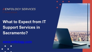 What to Expect from IT Support Services in Sacramento?