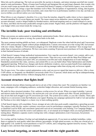 Common Pitfalls a Paid Search Company Can Fix in Your Meta Ads Campaigns