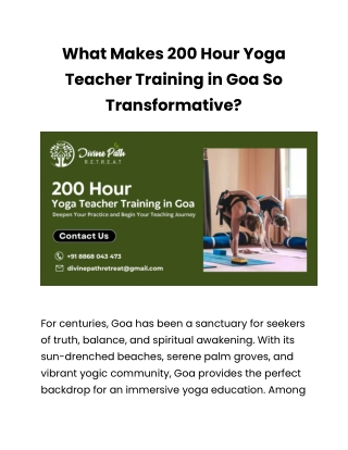 Deepen Practice with 100 Hour Yoga Teacher Training Bali