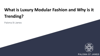 What is Luxury Modular Fashion and Why is it Trending_