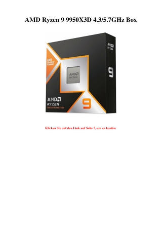 9108 AMD Ryzen 9 9950X3D 4.3 5.7GHz Box
