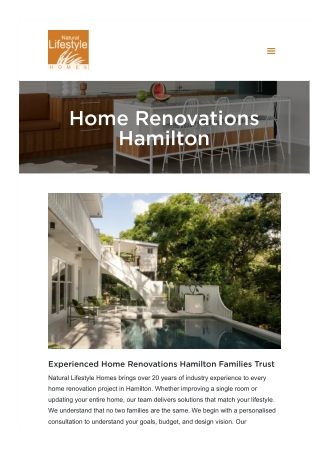 Home Renovations Hamilton