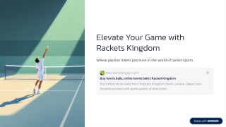 Elevate Your Game with Rackets Kingdom