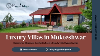Comfort Meets Elegance – Luxury Villas in Mukteshwar for Rent