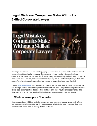 How Legal Strategy Drives Business Growth